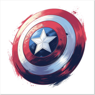 captain america Posters and Art
