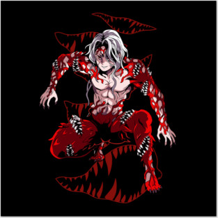 Demon Slayer Muzan Kibutsuji Form Rise Posters and Art