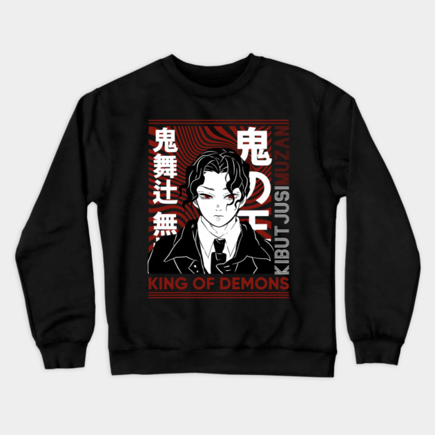 Muzan King of Demons - Demon Slayer Crewneck Sweatshirt by Otaku Vibes