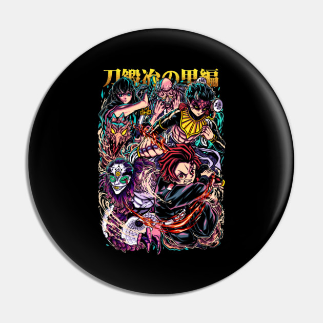 Demon Slayer Swordsmith Arc Clash Pin by Otaku Vibes