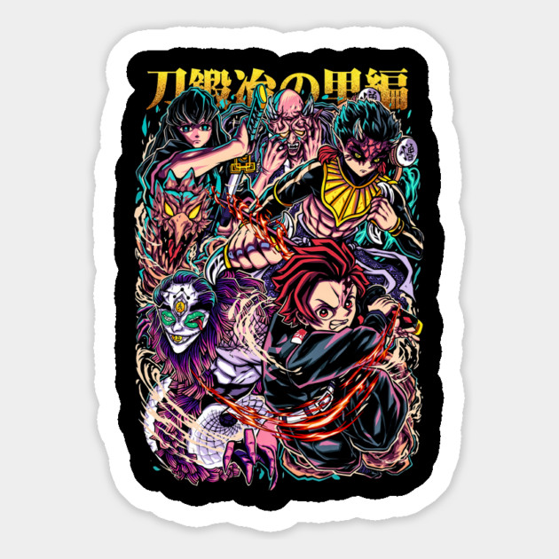 Demon Slayer Swordsmith Arc Clash Magnet by Otaku Vibes