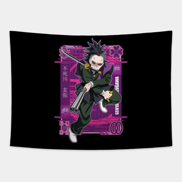 Genya Shinazugawa | Kimetsu no Yaiba Tapestry by Otaku Vibes
