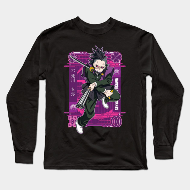 Genya Shinazugawa | Kimetsu no Yaiba Long Sleeve T-Shirt by Otaku Vibes