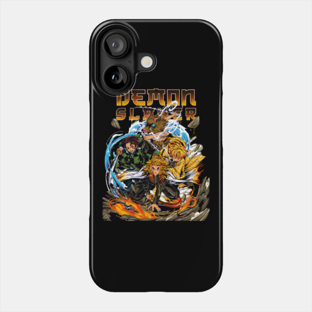 Mugen Train Arc - Kimetsu no Yaiba Art Phone Case by Otaku Vibes