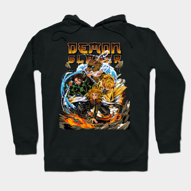 Mugen Train Arc - Kimetsu no Yaiba Art Hoodie by Otaku Vibes