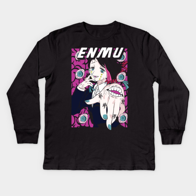 Demon Slayer - Enmu Dream Demon Kids Long Sleeve T-Shirt by Otaku Vibes