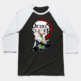 Demon Slayer Sabito Fox Mask Baseball T-Shirt