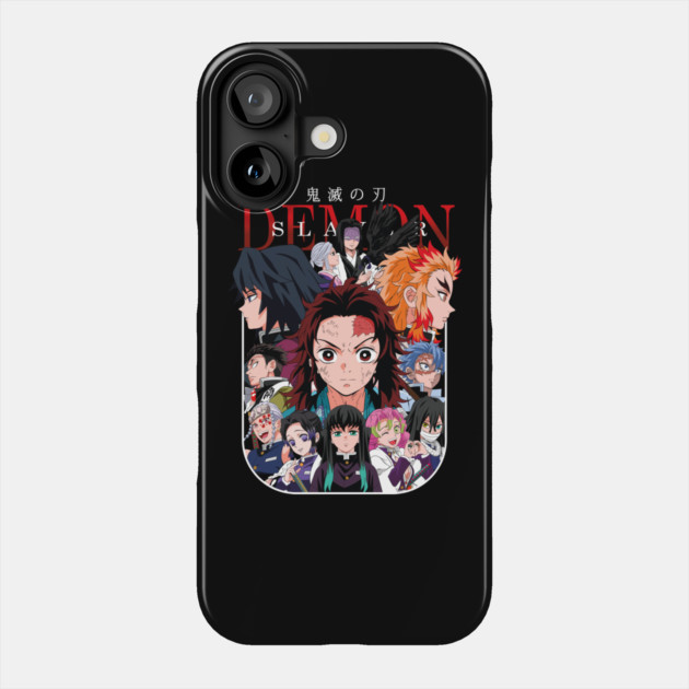 Tanjiro and the Hashira - Demon Slayer Phone Case by Otaku Vibes