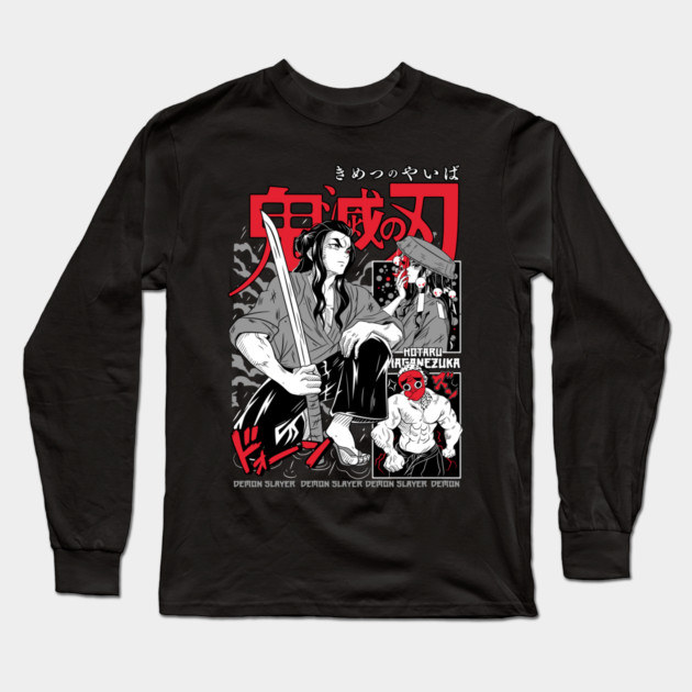 Demon Slayer - Hotaru Manga Style Long Sleeve T-Shirt by Otaku Vibes