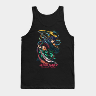 Tanjiro and Tokito Swordsmith Village - Demon Slayer Tank Top