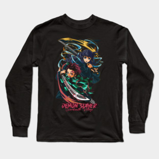 Tanjiro and Tokito Swordsmith Village - Demon Slayer Long Sleeve T-Shirt