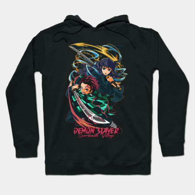 Tanjiro and Tokito Swordsmith Village - Demon Slayer Hoodie by Otaku Vibes