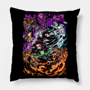 Demon Slayer Swordsmith Arc Art Pillow