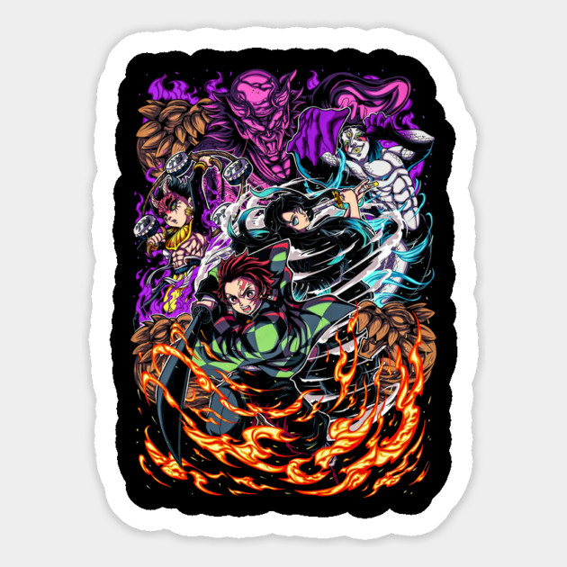 Demon Slayer Swordsmith Arc Art Magnet by Otaku Vibes