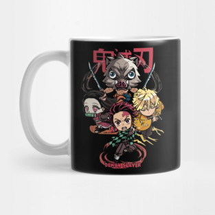 Chibi Demon Slayer Characters Mug