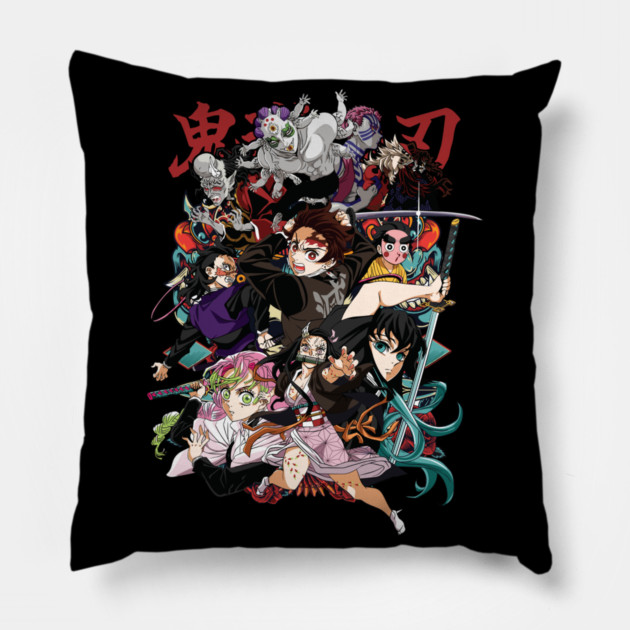 Demon Slayer Rise of the Slayers Pillow by Otaku Vibes