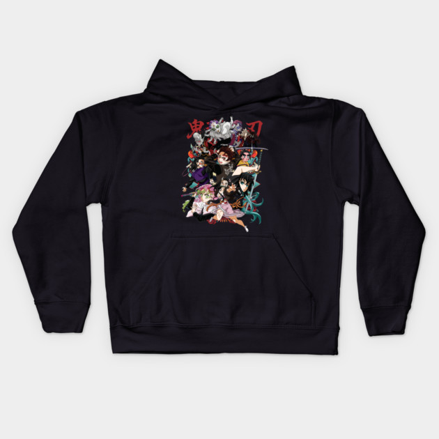 Demon Slayer Rise of the Slayers Kids Hoodie by Otaku Vibes