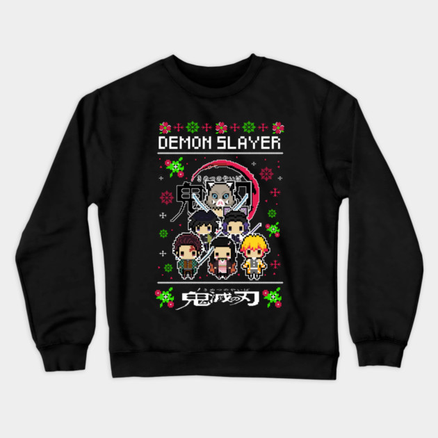 Chibi Characters - Demon Slayer Crewneck Sweatshirt by Otaku Vibes