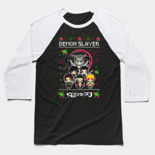 Chibi Characters - Demon Slayer Baseball T-Shirt