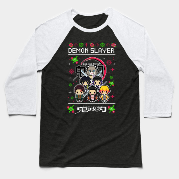 Chibi Characters - Demon Slayer Baseball T-Shirt by Otaku Vibes