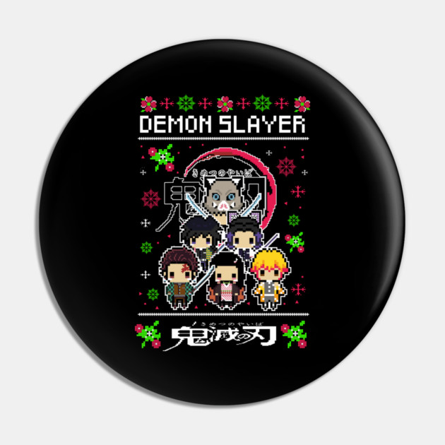 Chibi Characters - Demon Slayer Pin by Otaku Vibes
