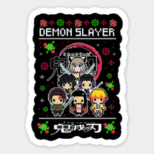 Chibi Characters - Demon Slayer Sticker