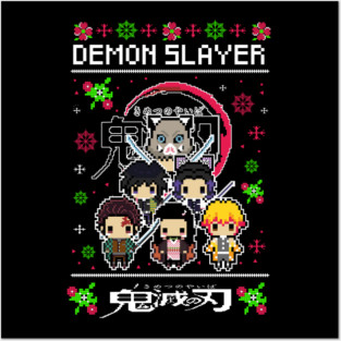 Chibi Characters - Demon Slayer Posters and Art