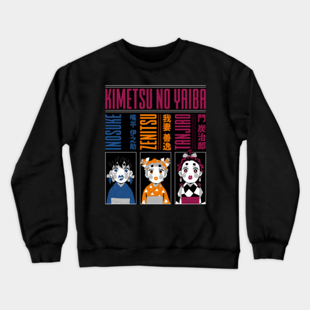 Demon Slayer Geishas Trio Crewneck Sweatshirt by Otaku Vibes