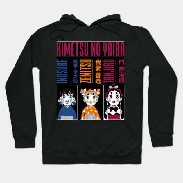 Demon Slayer Geishas Trio Hoodie by Otaku Vibes