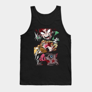 Demon Slayer Rage Trio - Tanjiro, Zenitsu and Inosuke Tank Top