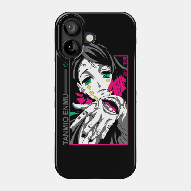 Demon Slayer Enmu Neon Frame Phone Case by Otaku Vibes