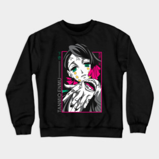 Demon Slayer Enmu Neon Frame Crewneck Sweatshirt
