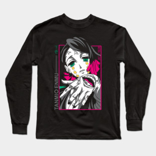 Demon Slayer Enmu Neon Frame Long Sleeve T-Shirt