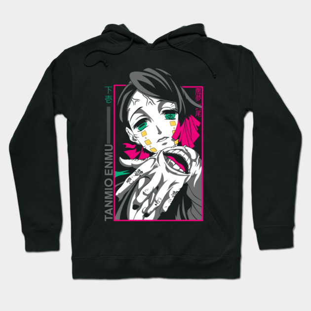 Demon Slayer Enmu Neon Frame Hoodie by Otaku Vibes