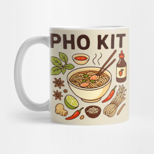 Seattle Mariners Pho Kit Vietnamese Food, Mariners Pho Kit Mug