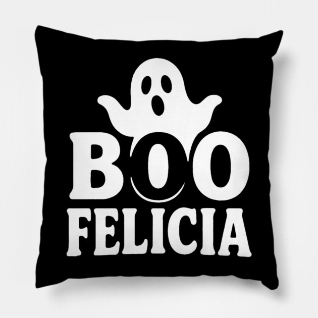 Boo Felicia Pillow by DIGITAL MERCH CREATIONS
