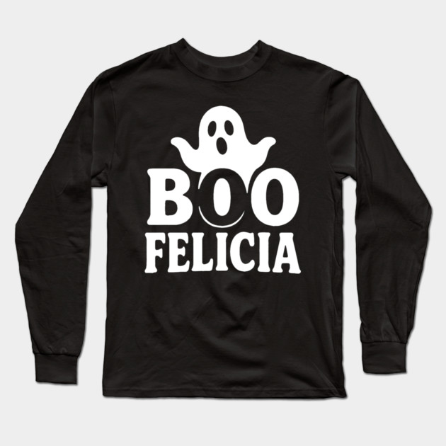 Boo Felicia Long Sleeve T-Shirt by DIGITAL MERCH CREATIONS