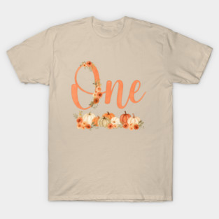 Pumpkin First Birthday One T-Shirt