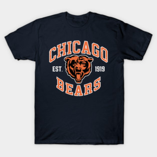 CHICAGO BEARS EST 1919 - BLACK ORANGE BEARS T-Shirt