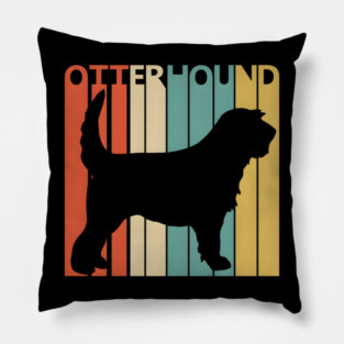 Vintage Otterhound Dog Pillow