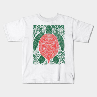 Sea Turtle | The World Turtle Myth Kids T-Shirt