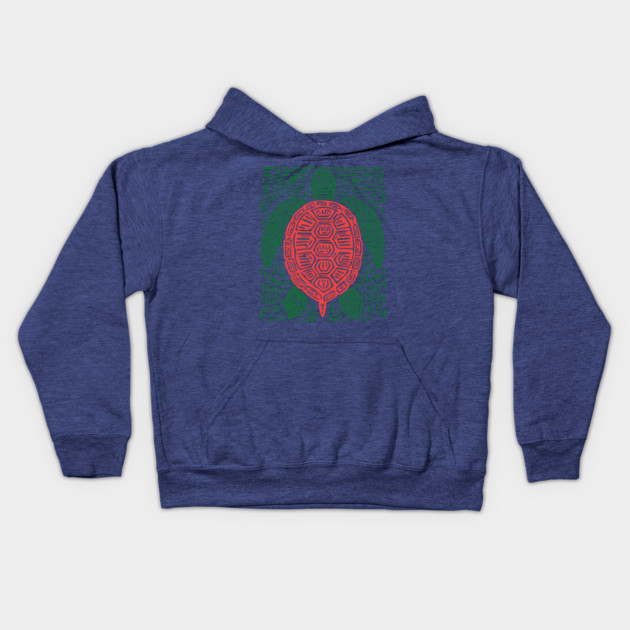 Sea Turtle | The World Turtle Myth Kids Hoodie by TuncGK