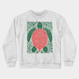 Sea Turtle | The World Turtle Myth Crewneck Sweatshirt