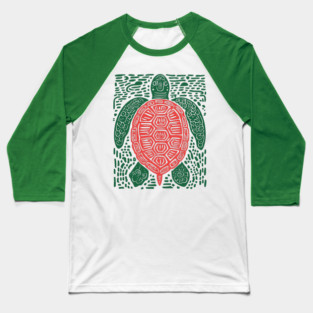 Sea Turtle | The World Turtle Myth Baseball T-Shirt