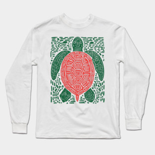 Sea Turtle | The World Turtle Myth Long Sleeve T-Shirt