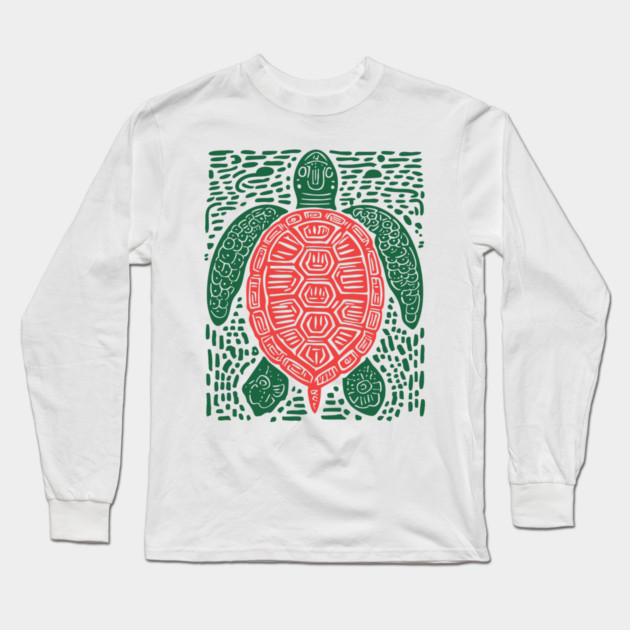 Sea Turtle | The World Turtle Myth Long Sleeve T-Shirt by TuncGK
