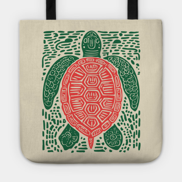 Sea Turtle | The World Turtle Myth Tote by TuncGK