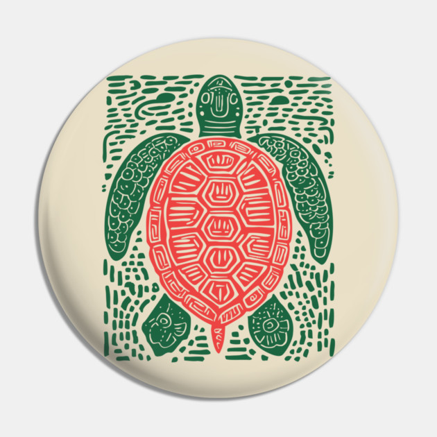Sea Turtle | The World Turtle Myth Pin by TuncGK