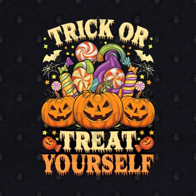 Trick or treat your self by Graphic tees