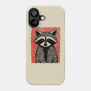 Raccoon Portrait | The Midnight Bandit Phone Case